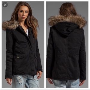 Velvet by Graham and Spencer Fur Parka - XS